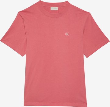 T-Shirt Calvin Klein Jeans en rose : devant