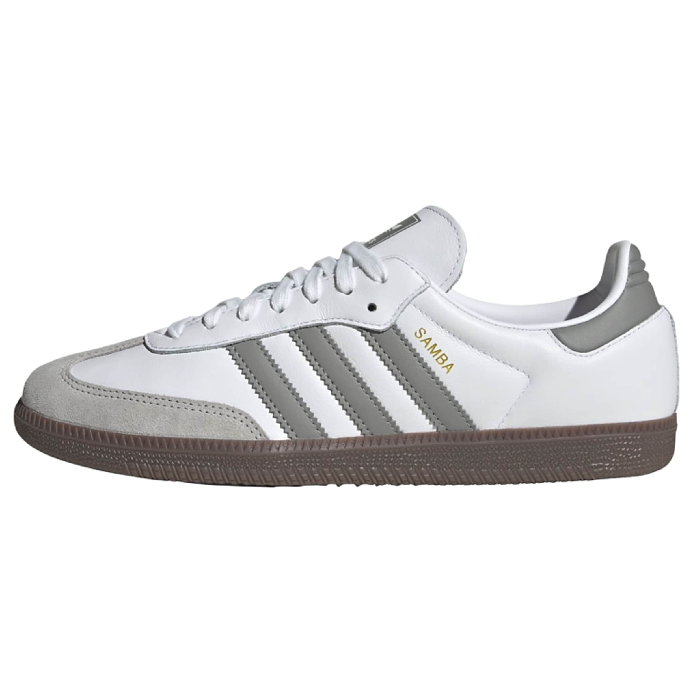 Baskets basses 'Samba' ADIDAS ORIGINALS en blanc : devant