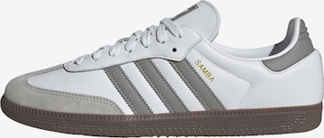 Baskets basses 'Samba' ADIDAS ORIGINALS en blanc : devant