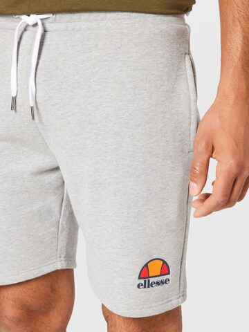 ELLESSE Regular Workout Pants 'Malviva' in Grey