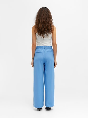 OBJECT Wide leg Pants 'Lisa' in Blue