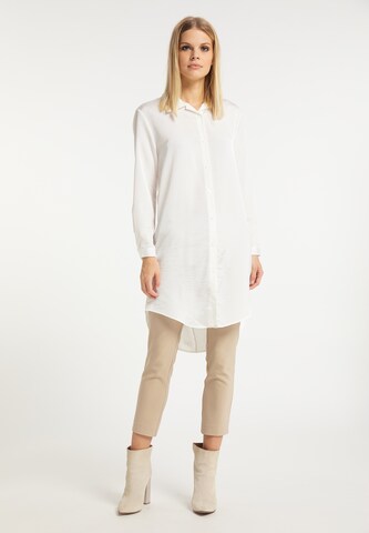 Robe-chemise RISA en blanc