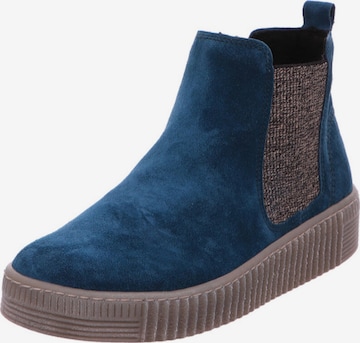 GABOR Chelsea Boots in Blue: front