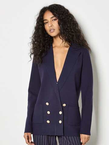 Blazer Apricot en bleu : devant