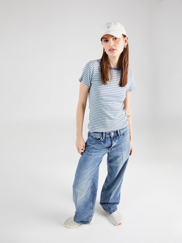 LEVI'S ® Koszulka 'SS Rib Baby Tee' w kolorze niebieski