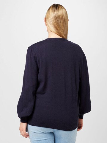 ONLY Carmakoma Sweater 'Esly' in Blue