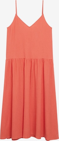 MANGO Letní šaty 'SALMA' – oranžová: přední strana
