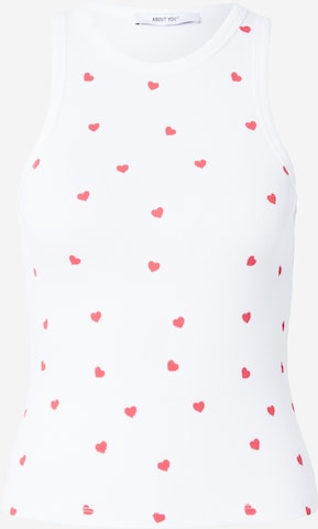 ABOUT YOU Toppi värissä valkoinen: etupuoli