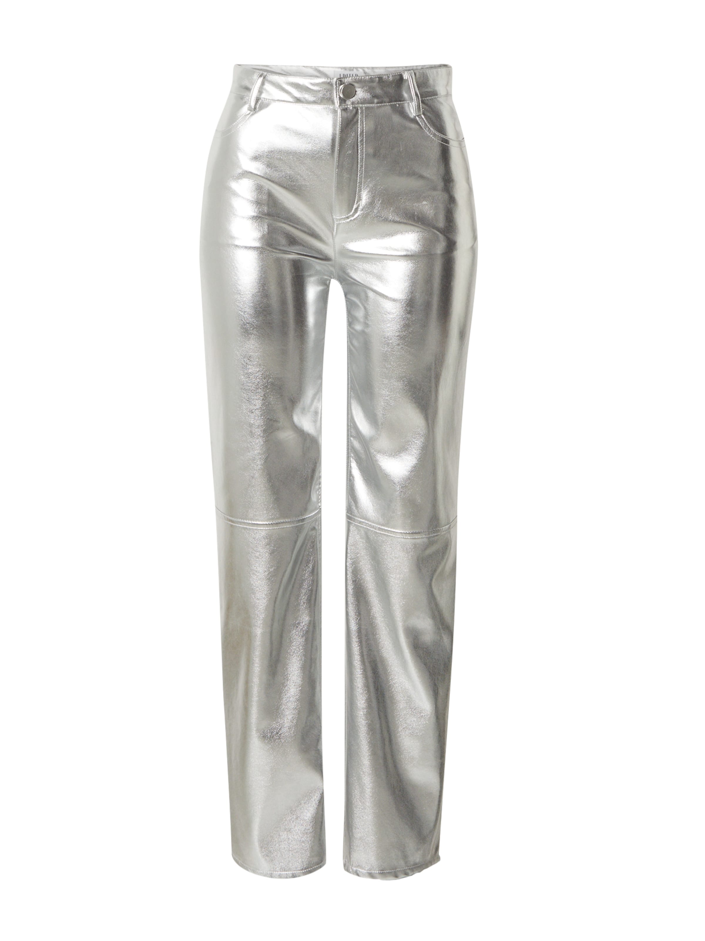 Regular Pantalon 'Oona' EDITED en argent : devant
