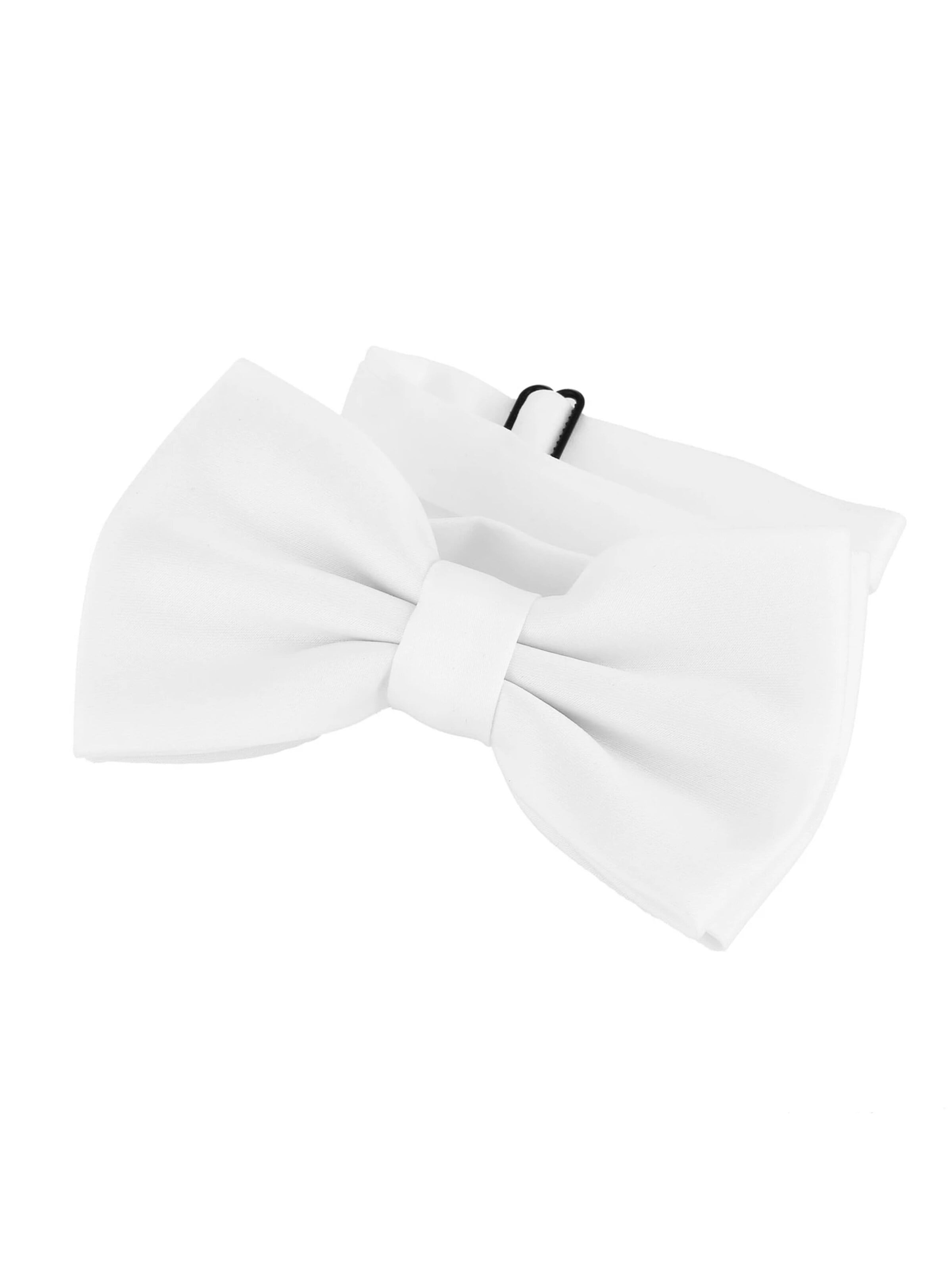 DonDon Bow Tie 'DonDon Fliege Schleife bereits gebunden verstellbar' in White: front
