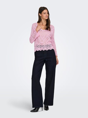 JDY Пуловер 'JDYNEW SUN' в розово