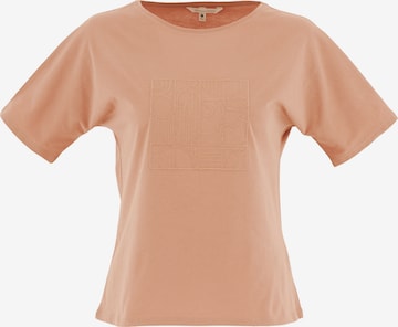 Organication T-Shirt in Beige: Vorderseite