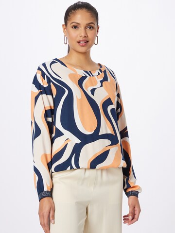 Key Largo Blouse 'RETRO' in Oranje: voorkant