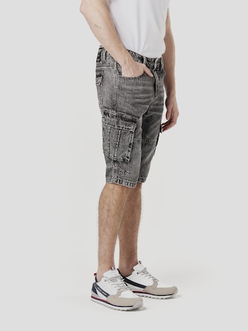 juoda KOROSHI Standartinis Darbinio stiliaus džinsai