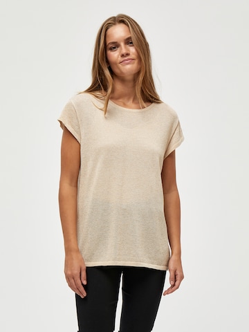 T-shirt 'Carlina' minus en beige : devant