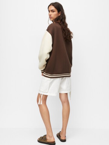 Pull&Bear Between-season jacket in Brown