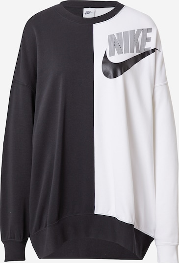 Nike Sportswear Sweatshirt in schwarz / weiß, Produktansicht