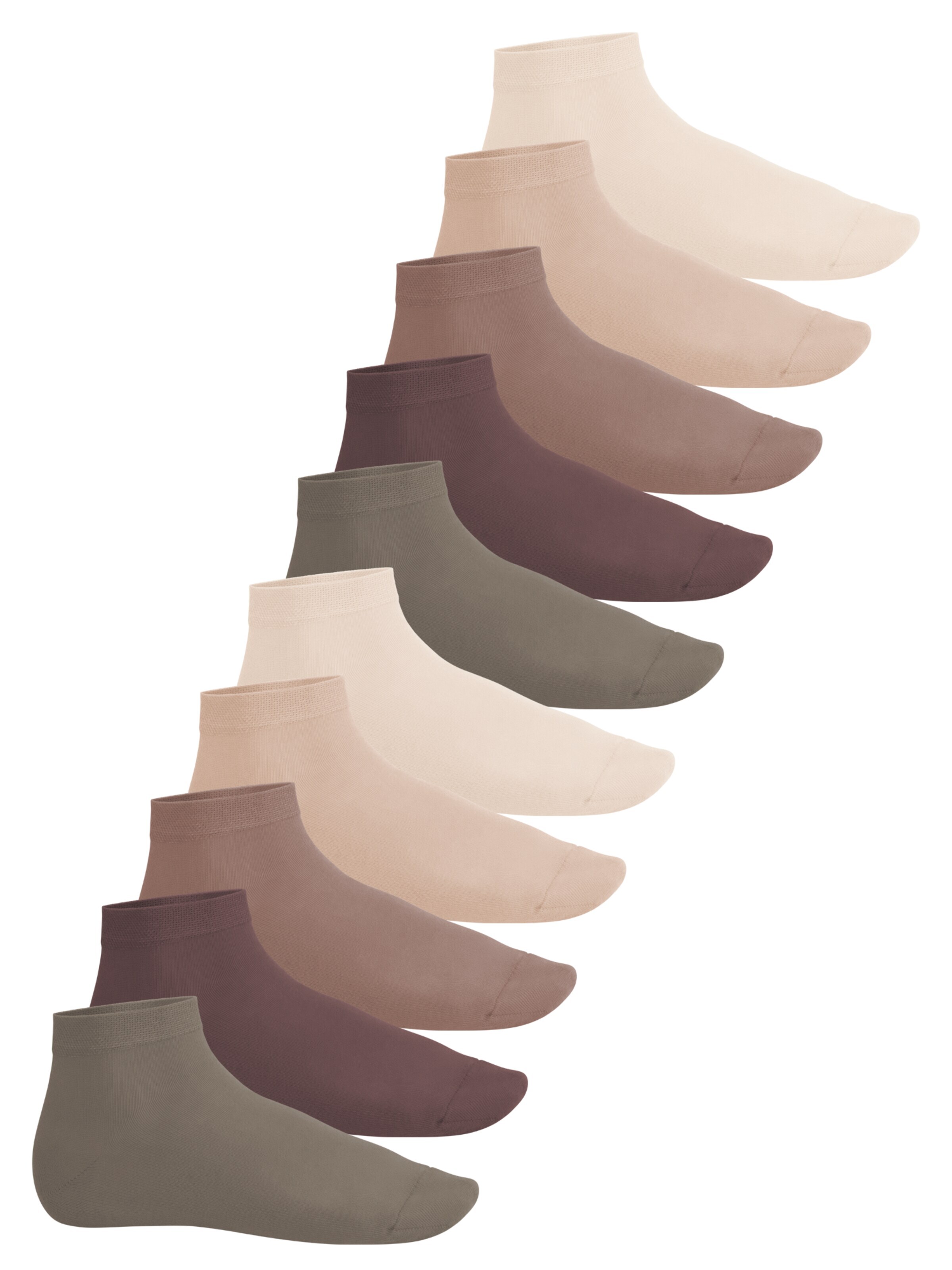footstar Socks 'EVERYDAY!' in Beige: front