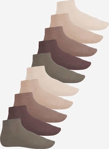 footstar Socks 'EVERYDAY!' in Beige: front