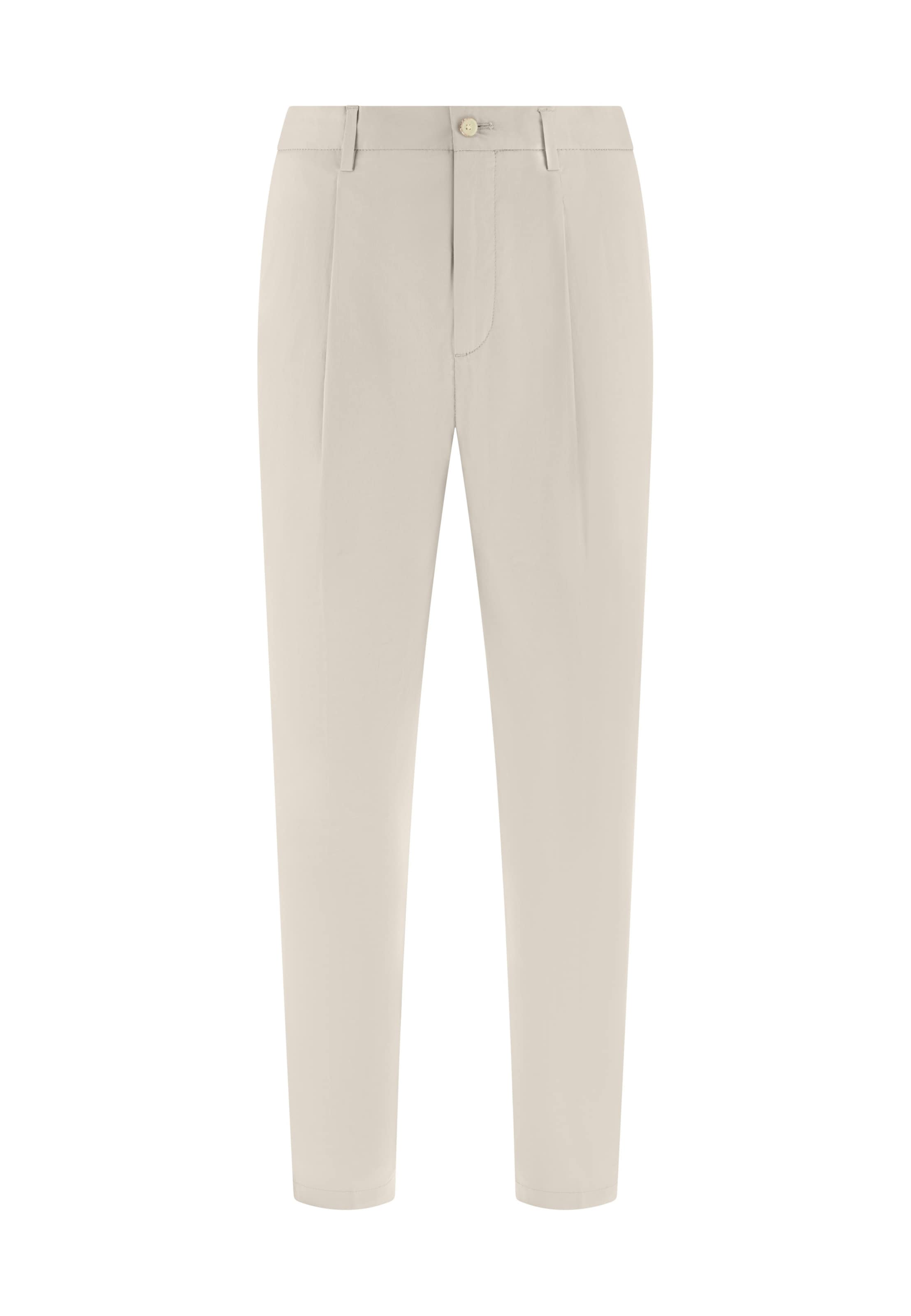 Boggi Milano Slimfit Hose in Beige: Vorderseite