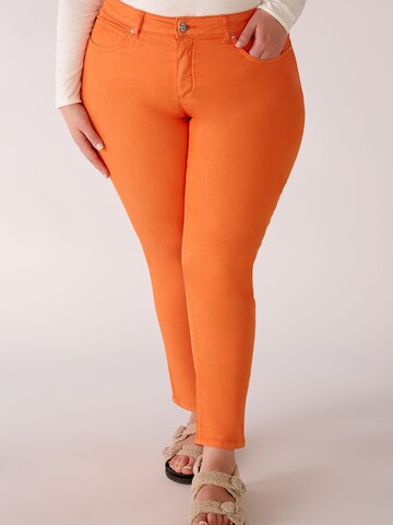 OUI Slim fit Jeans 'BAXTOR' in Orange