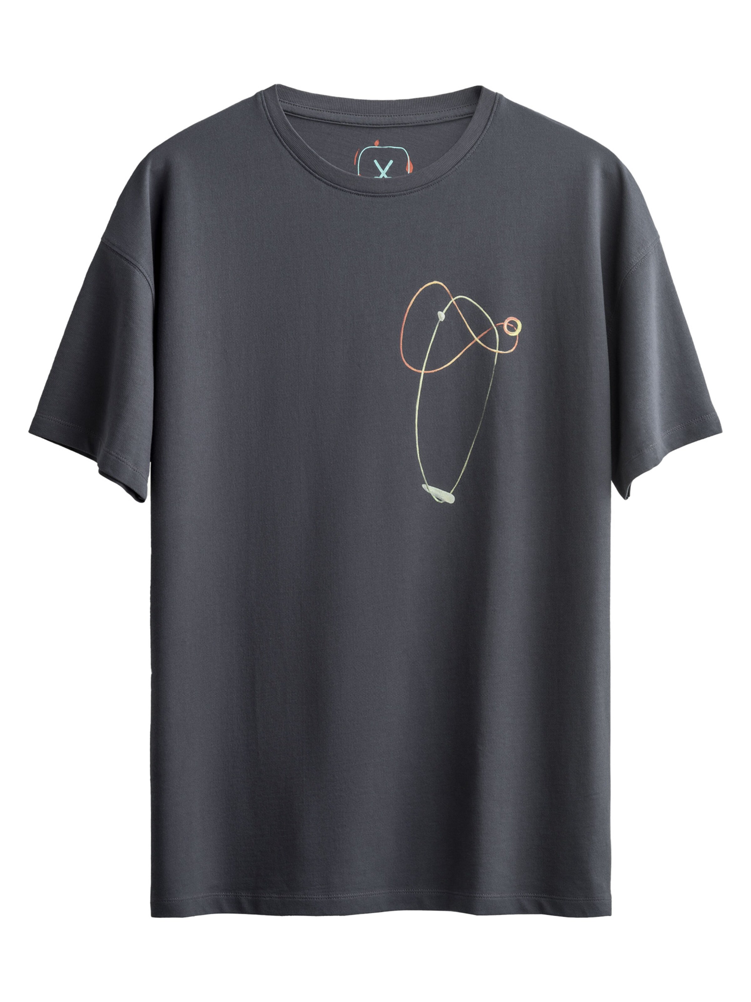 Kaft T-Shirt 'Plabo' in Grau: Vorderseite