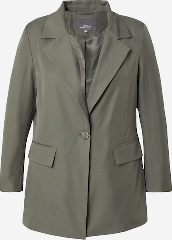 Blazer 'CARTHEA' di ONLY Carmakoma in grigio: frontale