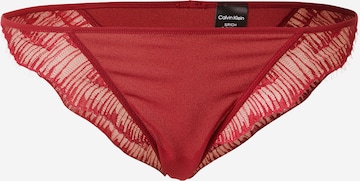 Calvin Klein Underwear Panty in Red: front