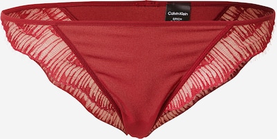 Calvin Klein Underwear Slip en rouge, Vue avec produit