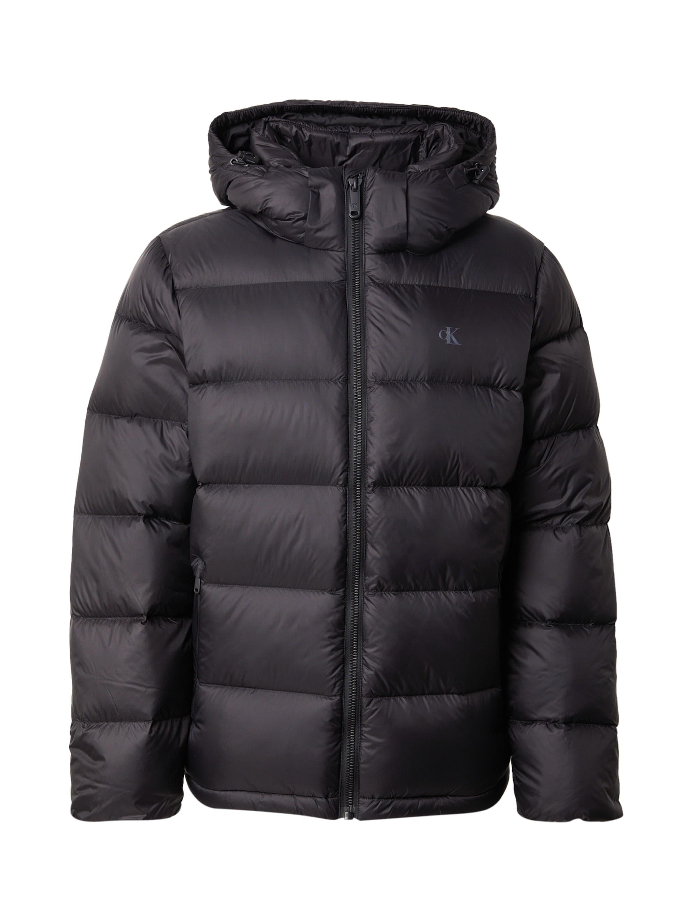 Giacca invernale di Calvin Klein Jeans in nero: frontale