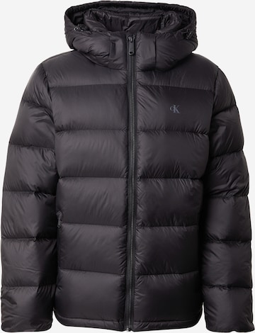 Calvin Klein Jeans Зимняя куртка в Черный: спереди