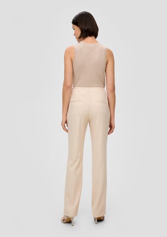 s.Oliver BLACK LABEL Regular Pleated Pants in Beige