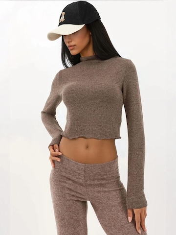 Hiccup Pullover in Braun