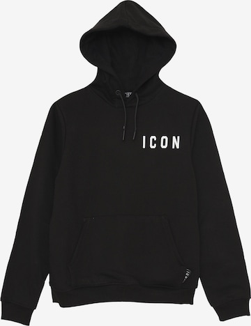 ICON Sweatshirt 'BACK SPLASH' in Schwarz: Vorderseite