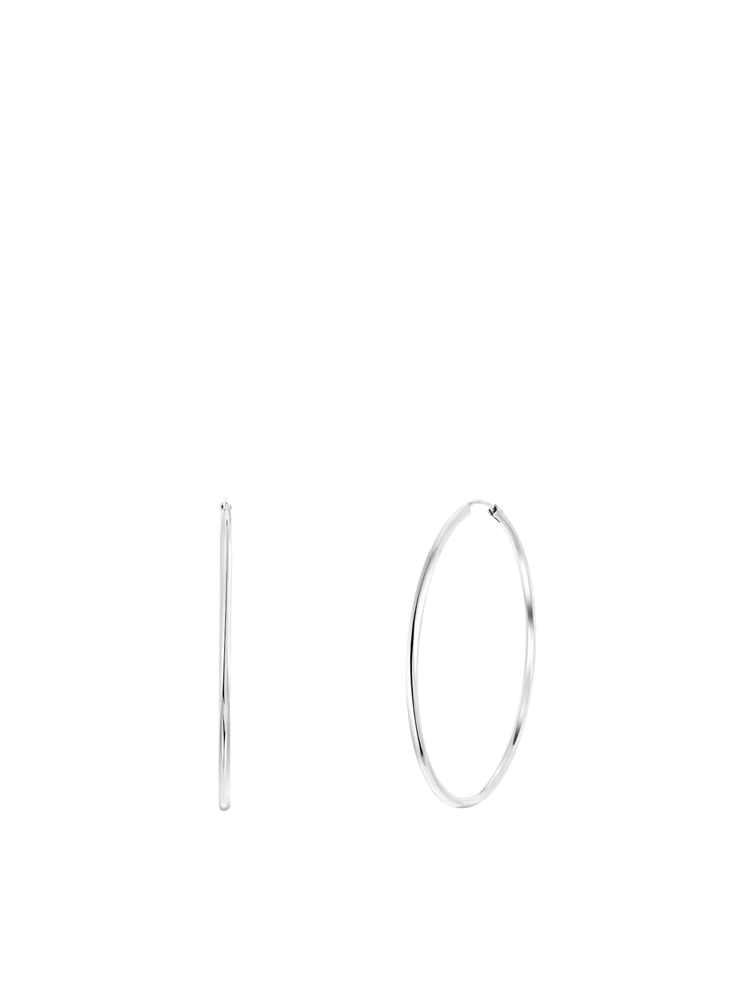 Lucardi Ohrringe in Silber: Vorderseite