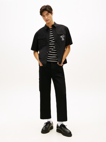 Tommy Jeans Comfort Fit Πουκάμισο σε μαύρο