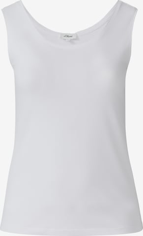 s.Oliver Red Label Plus Top in Wit: voorkant