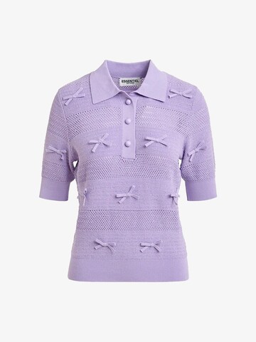 Essentiel Antwerp Polo in Lila: Vorderseite