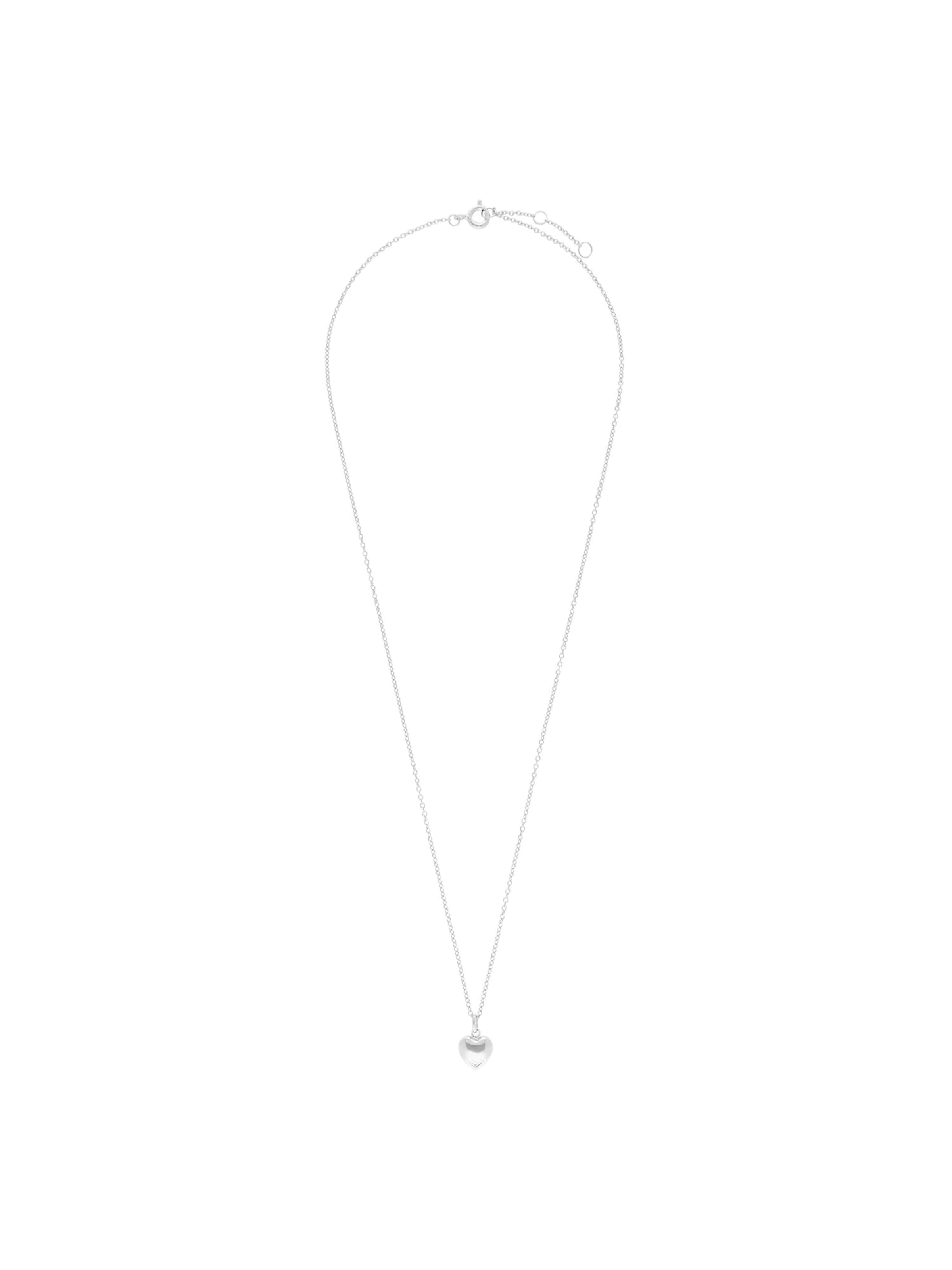 Lucardi Necklace 'Klassisch' in Silver: front