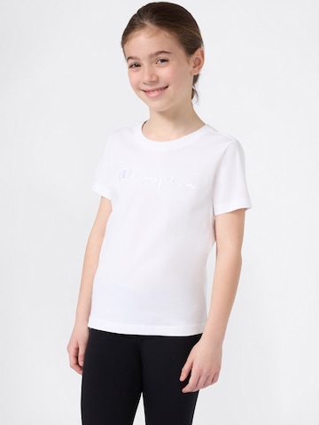 Champion Authentic Athletic Apparel Tričko – bílá: přední strana