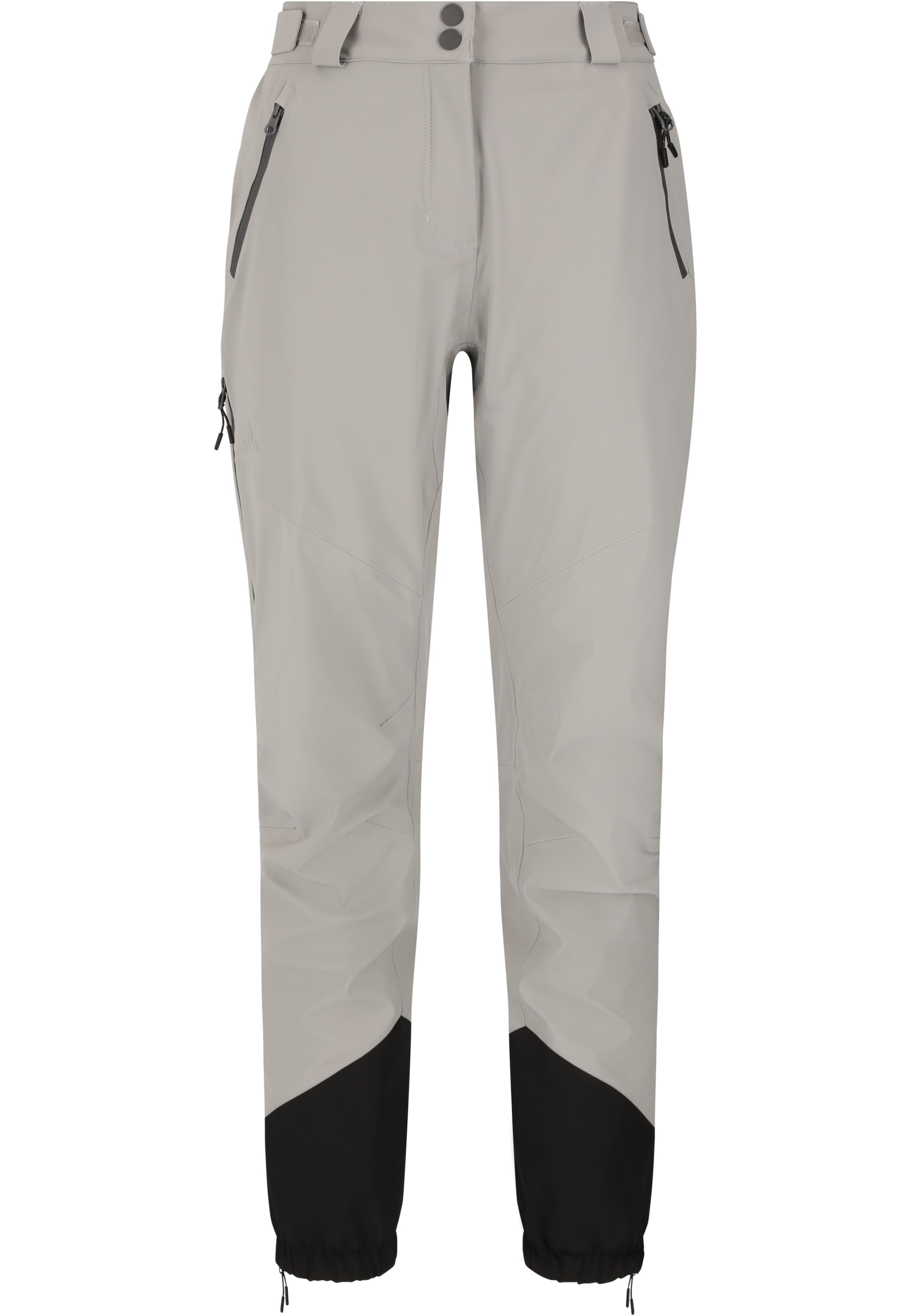 Whistler Regular Sportbroek 'Oxtrail' in Grijs: voorkant