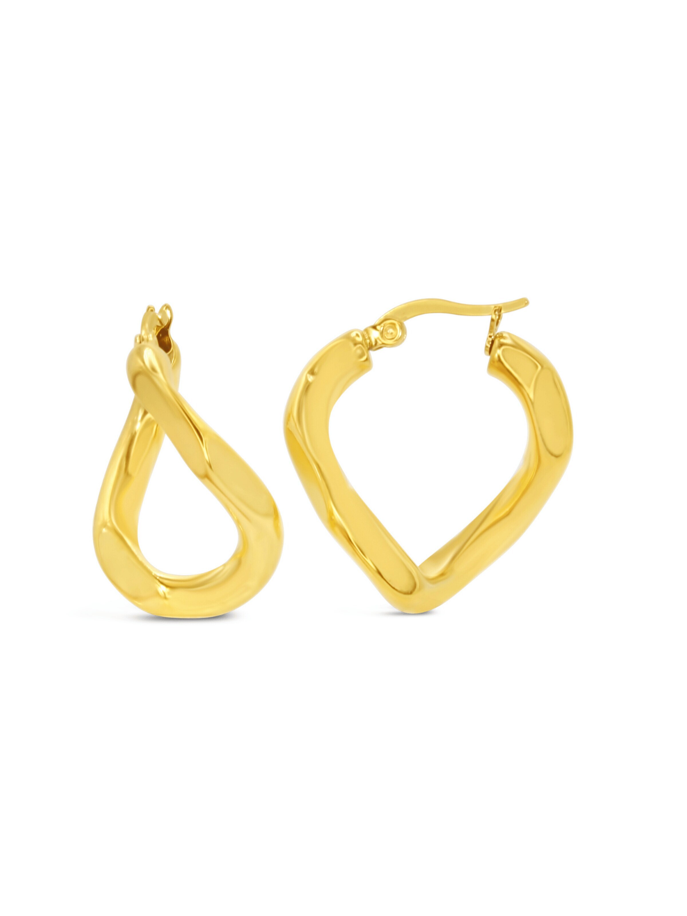 ARS-ARGENTI Ohrringe 'INFINITY'‌‌‌‌‌‌‌‌‌ in Gold: Vorderseite