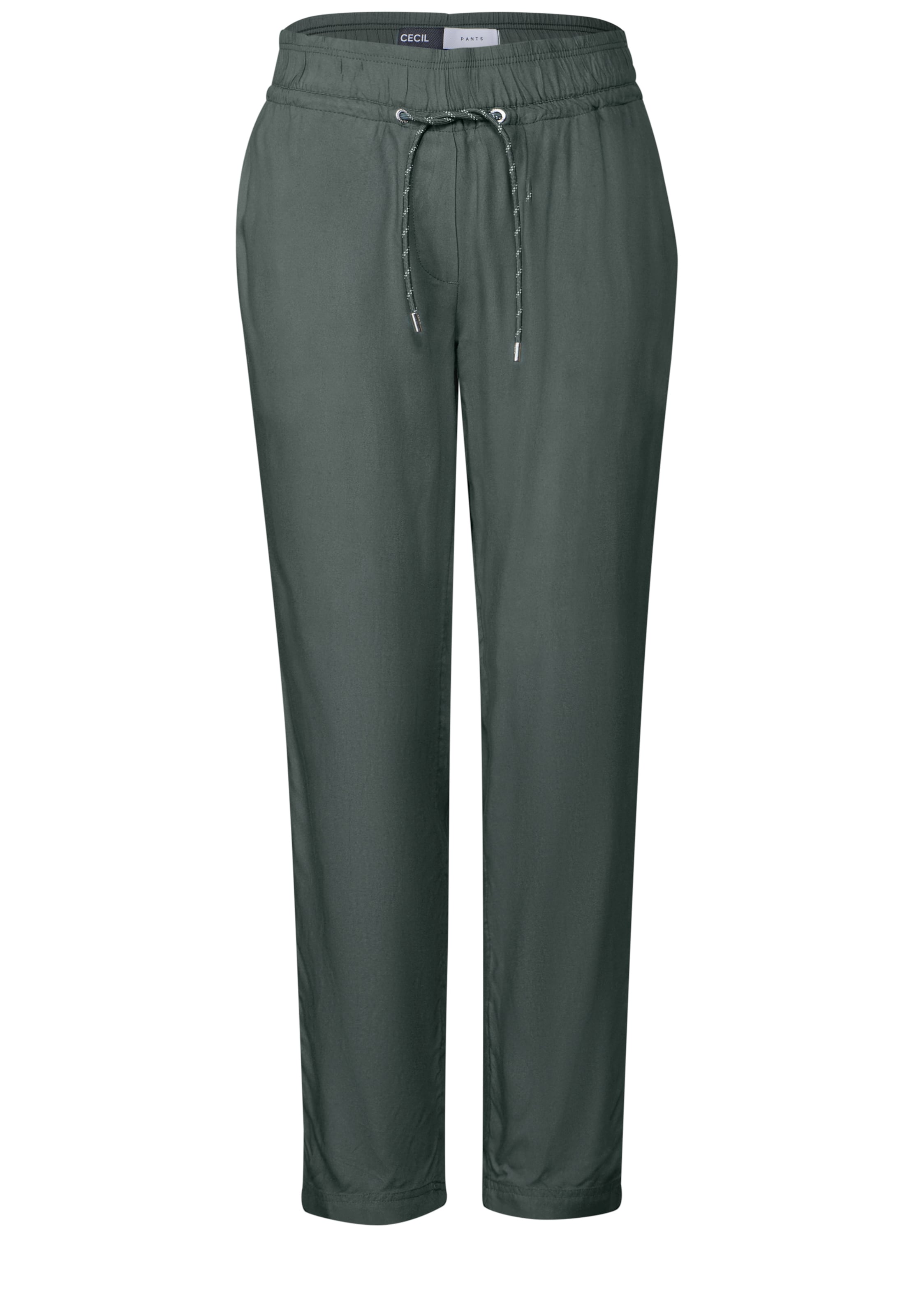 CECIL Slimfit Hose in Grün: Vorderseite