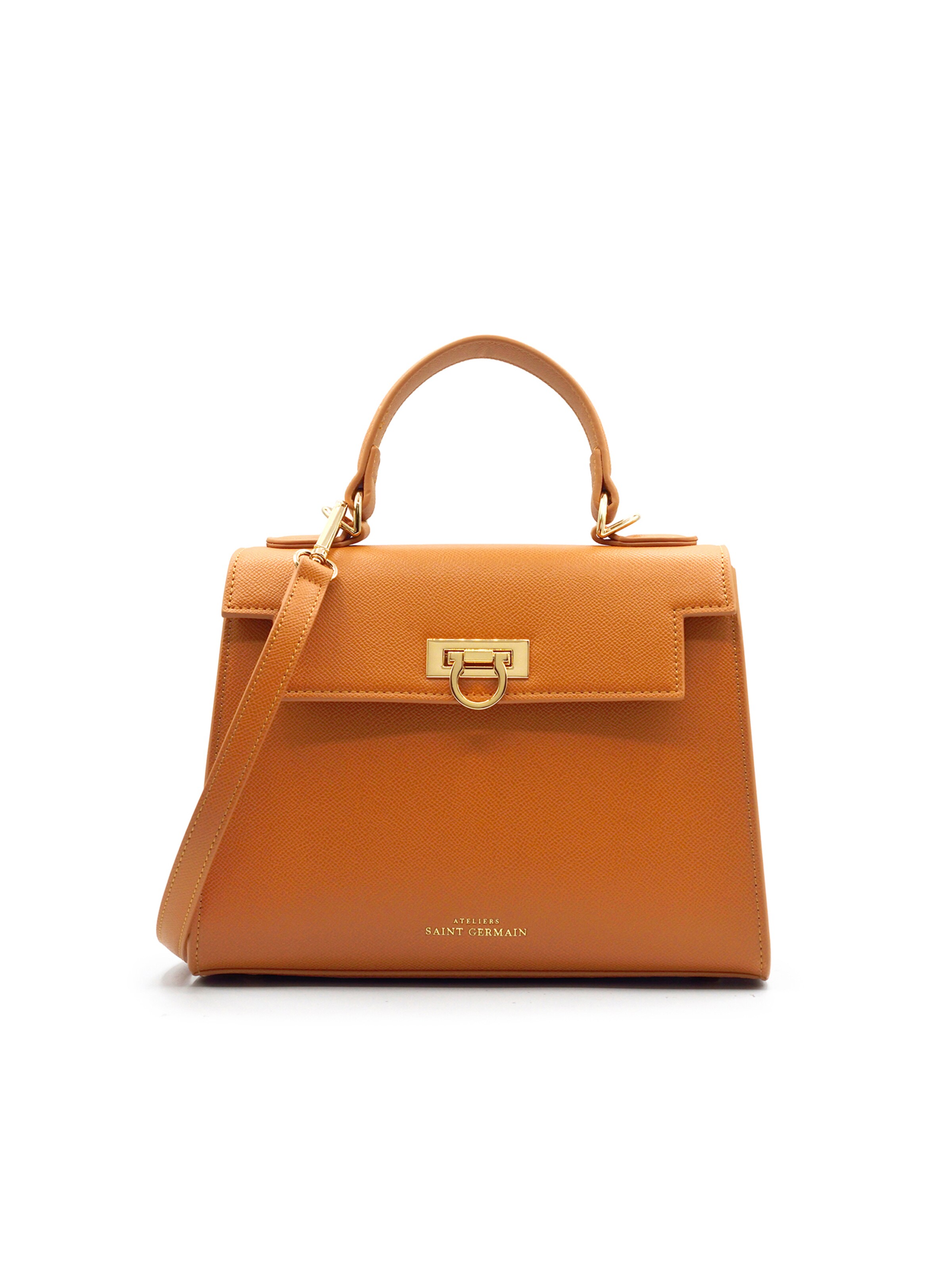 Ateliers Saint Germain Handtas 'Cannes' in de kleur Bruin, Productweergave