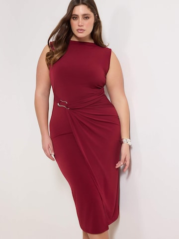 Trendyol Curve Sukienka w kolorze czerwony: przód