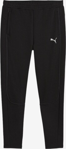 PUMA Regular Workout Pants in Black: front