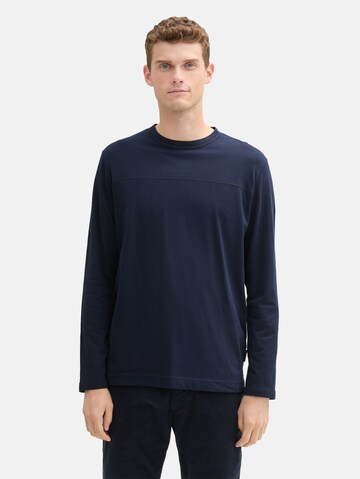 TOM TAILOR Langarmshirt in Blau: Vorderseite