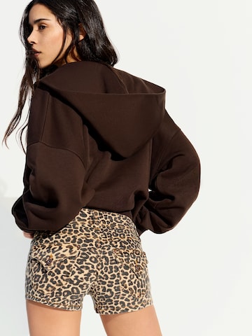 Bershka regular Jeans i brun