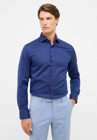 ETERNA Slim fit Zakelijk overhemd in Blauw: voorkant