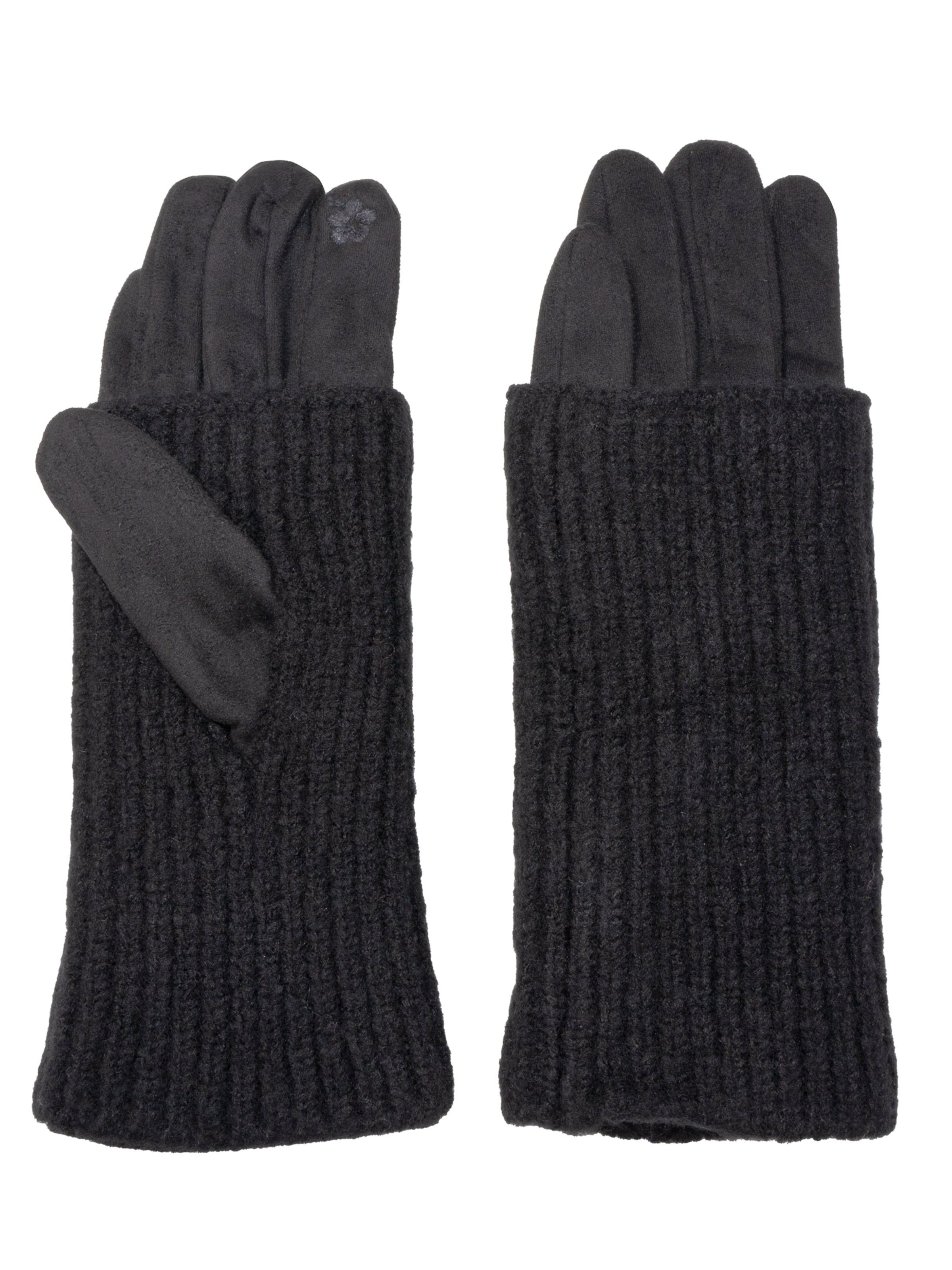 Gants 'Lumi' Seasons of April en noir : devant